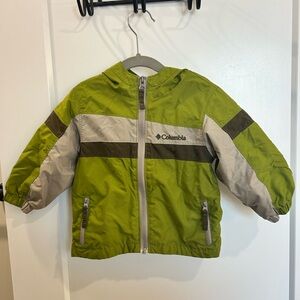 Columbia Sportswear Kid's Long Sleeve Full Zip Hooded + Lined Windbreaker Jacket